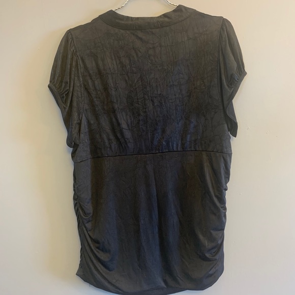 Beautiful Black ruffled blouse, 1XL - Picture 6 of 7